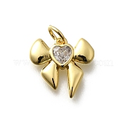 Латунные микро проложить кубического циркония подвески KK-P295-43G