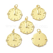 Латунные подвески с фианитами KK-B047-29G