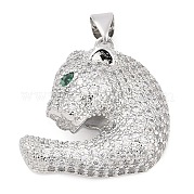 Латунные микро проложить кубического циркония подвески KK-M307-01P