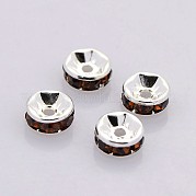 Латунь марки А горный хрусталь Spacer бисер RB-A014-Z7mm-15S