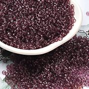 Прозрачные цветные стеклянные круглые бусины SEED-B001-06A-01