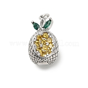 Латунные микро проложить кубического циркония подвески KK-L229-001P-04