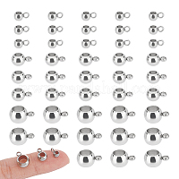 DICOSMETIC 1000Pcs Snap on Bails 201 Stainless Steel Small Pinch Clip Bail  Clasps Pendant Connector Clasps Abundant Pendant Hooks for Dangle Charms