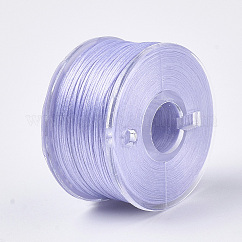 Fili di bordatura di nylon rivestiti speciali per perline, lilla, 0.1mm, circa 50iarde/rotolo