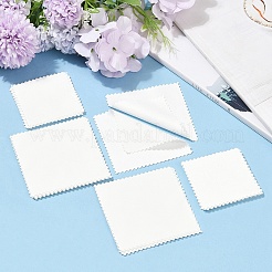 30 шт. 2 вида салфеток для чистки замши из микрофибры AJEW-YW0001-36