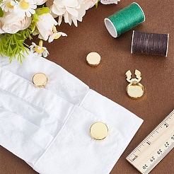 4 шт. 2 стиля латунных запонок&nbsp;BUTT-ME0001-08