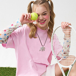 6 шт. большие подвески из сплава в тибетском стиле со стразами RB-PH0001-23