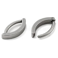 Anello per ombelico curvo in acciaio inossidabile 304 anti-ossidazione&nbsp;STAS-B035-01P