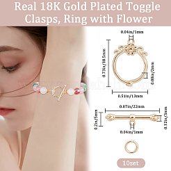 10шт латунные застежки KK-BBC0010-39