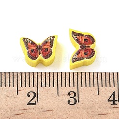 Печатные бусины из полимерной глины ручной работы CLAY-I016-03