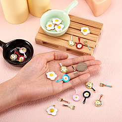 合金エナメルチャーム  混合図形  ミックスカラー  22~28x8~22mm  穴：1.4~2mm  30個/箱  容器：74x72x17mm&nbsp;ENAM-TA0001-11