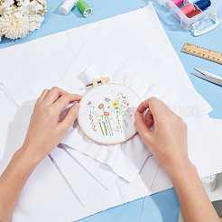 16 шт. 4-х стильная ткань для вышивки дыроколом DIY-BC0012-59