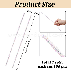 100 pièce de fer à repasser et bâtonnets en peluche à faire soi-même&nbsp;FIND-CY0002-24B