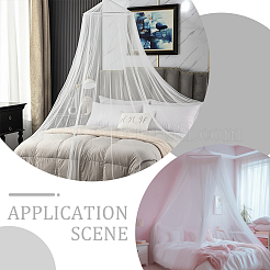 Moustiquaire de lit en gaze de polyester&nbsp;AJEW-WH0481-206B