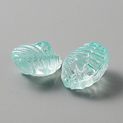 Прозрачные бусины лэмпворк ручной работы LAMP-CJC0012-03F