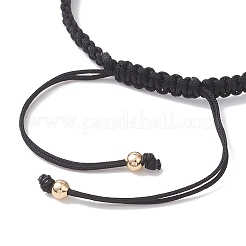 Braccialetti di perline intrecciate con perline di ottone&nbsp;BJEW-JB12817-02