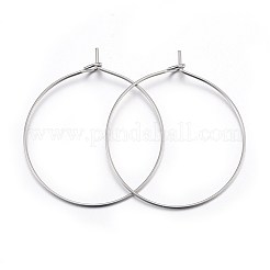 Bagues à breloques pour verres à vin en acier inoxydable chirurgical 316&nbsp;STAS-L214-01C