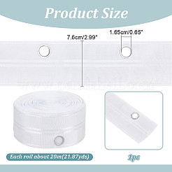 Полиэфирная лента для штор на крючке DIY-WH0569-69B