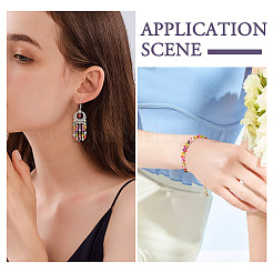 1500 шт. двухцветные стеклянные бусины Пикассо для запекания SEED-TA0001-50