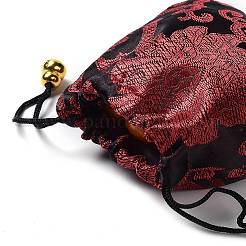 Schmuckverpackungsbeutel aus Brokat im chinesischen Stil&nbsp;PAAG-PW0001-161E-1