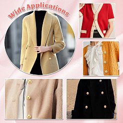 50 шт. 5 стиля пуговицы из цинкового сплава с 1 отверстиями на ножке BUTT-NB0002-11G