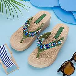 1 пара цепочек для ремешков на сапоги из сплава и акрила со стразами&nbsp;AJEW-FG0004-79B