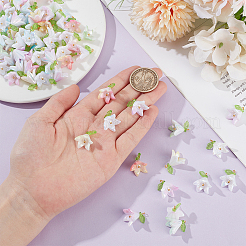 100 шт. Непрозрачные акриловые подвески PALLOY-WR00010