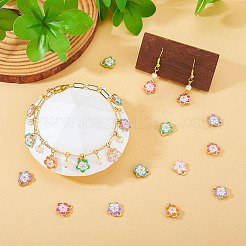 108шт 6 цвета сплава эмалевые подвески&nbsp;FIND-TA0006-62