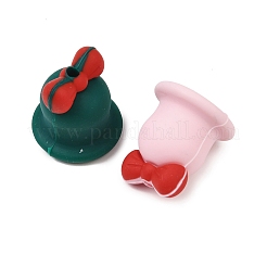 Силиконовые бусины в виде рождественских колокольчиков SIL-Z023-02