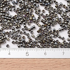 MIYUKIデリカビーズ  シリンダー  日本製シードビーズ  11/0  （db0026)メタリックスチールアイリス  1.3x1.6mm  穴：0.8mm  約10000個/袋  50 G /袋&nbsp;SEED-X0054-DB0026