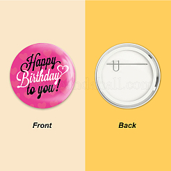 Брошь из белой жести&nbsp;JEWB-WH0012-025