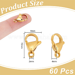 Застежки-карабины из нержавеющей стали 304&nbsp;STAS-UN0061-55A