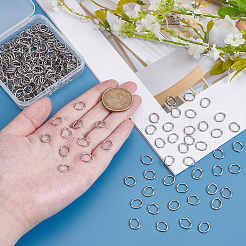 300 шт. Открытые соединительные кольца из нержавеющей стали 304 STAS-UN0063-41B