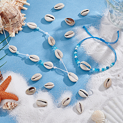 100 шт. бусины из натуральной ракушки каури&nbsp;BSHE-PH0001-64