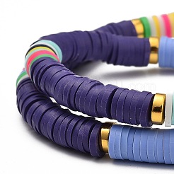 Колье из бисера ручной работы из полимерной глины хэйши&nbsp;NJEW-JN02910