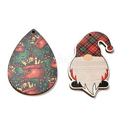 Печатные подвески дерева WOOD-XCP0001-72