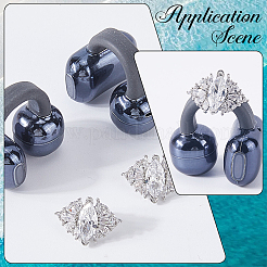 2 Stück Strass-Clip aus Legierung für dekorative Kopfhörer-Accessoires&nbsp;FIND-CP0003-61A
