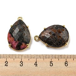 Природные подвески родонит&nbsp;G-M431-10G-03