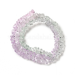 Прозрачные стеклянные бусины GLAA-H023-02E