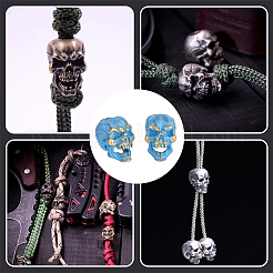 Хэллоуин латунные европейские бусы KK-FH0006-56B