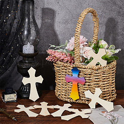 Незаконченные вырезы из дерева DIY-WH0034-70