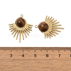 Природных тигровый глаз подвески&nbsp;STAS-C111-58G