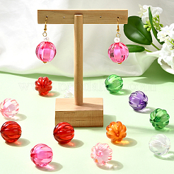 42 шт. 7-х цветные прозрачные акриловые бусины с осенней тематикой TACR-PA0001-05