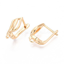 Латунная фурнитура для хооп серег KK-N267-28G