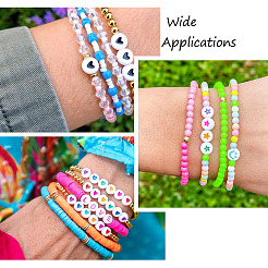 1200шт 12 стиля непрозрачные акриловые бусины&nbsp;MACR-PJ0001-04