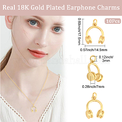 Латунные подвески с покрытием 10шт&nbsp;KK-BBC0022-54