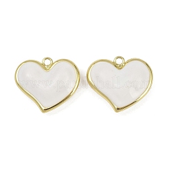 Pendentifs d'émail en laiton &nbsp;KK-I358-002G-C