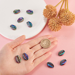 Выпечка расписанные бусины из сплава&nbsp;PALLOY-CJ0004-03