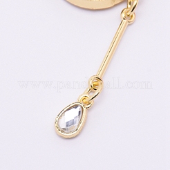 Taschendekoration aus Zinklegierung&nbsp;PALLOY-WH0071-50G