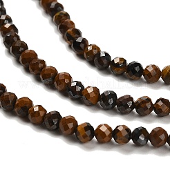 Природных тигровый глаз бисер нитей G-B107-A01-05